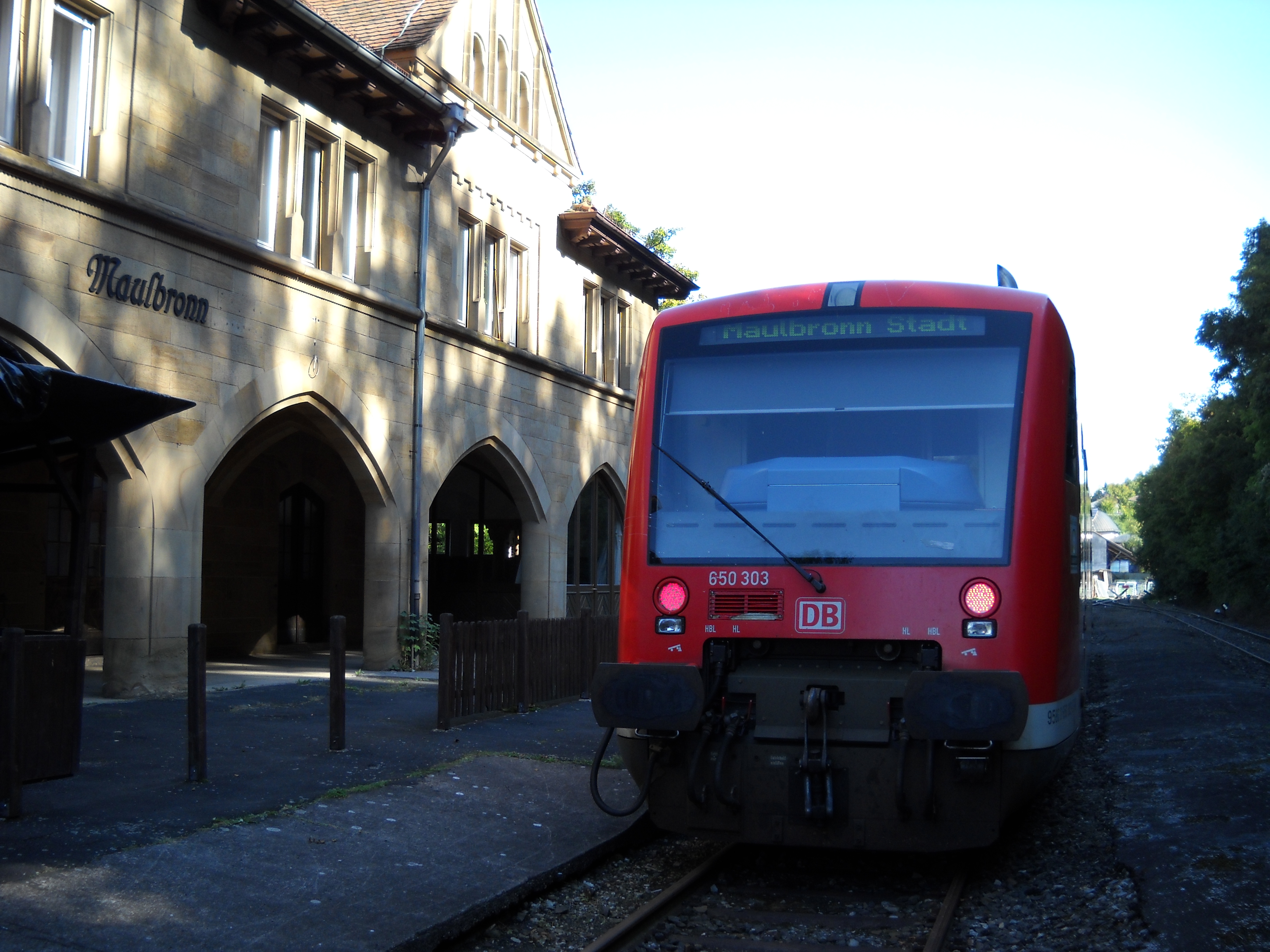 Klosterstadt-Express in Maulbronn Stadtbahnhof